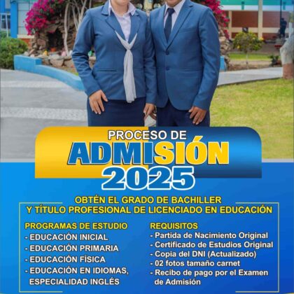 PROCESO DE ADMISÍON 2025